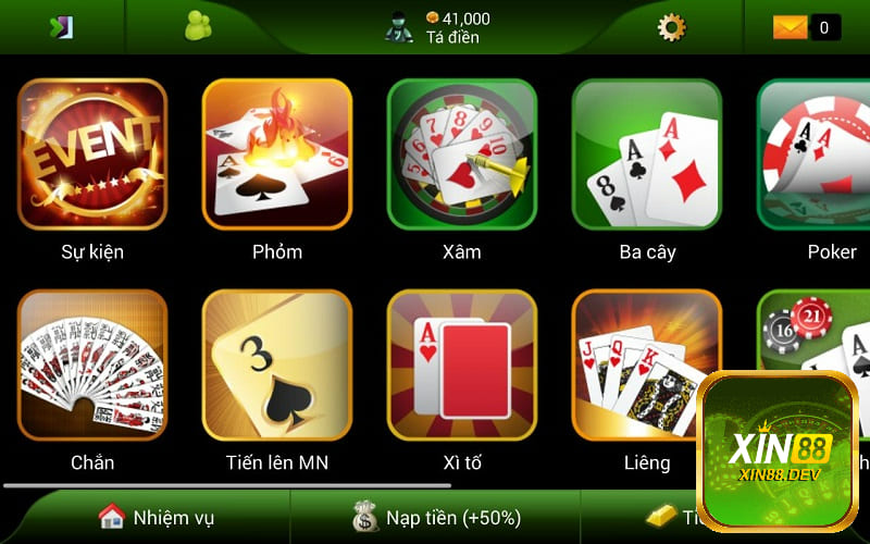 Cách để tham gia game bài Xin88